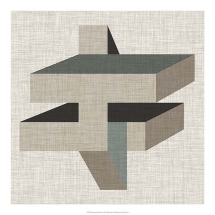 Framed Geometric Perspective II Print