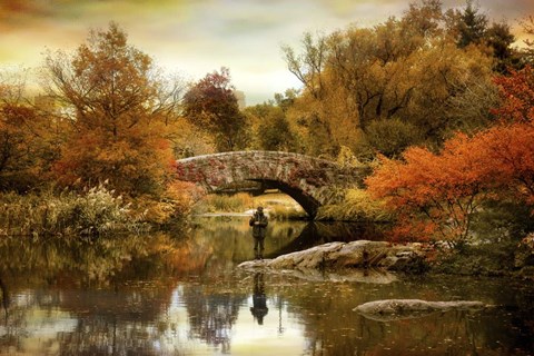 Framed Fishing at Gapstow Print