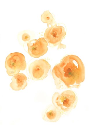 Framed Falling Blossoms II Print