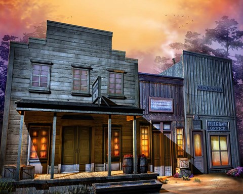 Framed Littletown Print