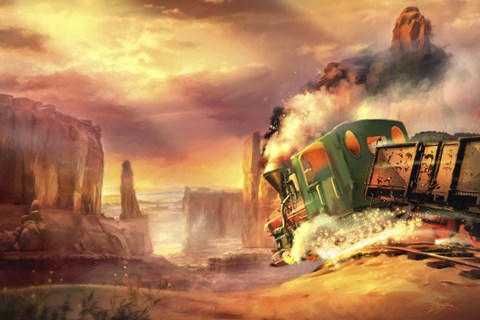 Framed Dead Line Print