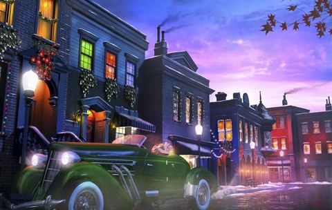 Framed Midnight Delivery Print