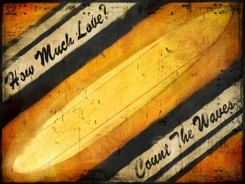 Framed Count The Waves Print