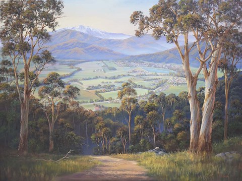 Framed Afternoon Light - Mt. Beauty Print