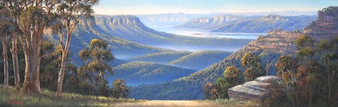 Framed Early Morning - Narrowneck Print