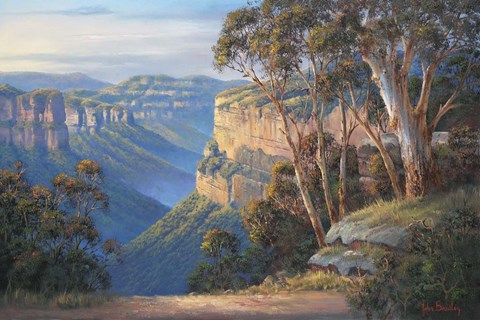 Framed Last Light - Blackheath Print