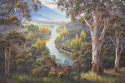 Framed Tumut Atmospherics Print