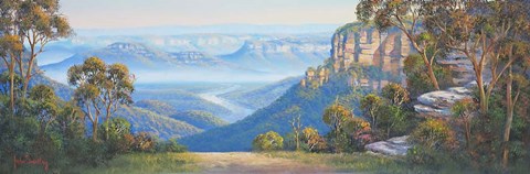 Framed Upper Reaches Of The Warragamba Print