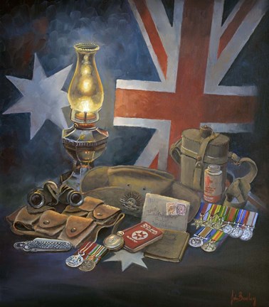 Framed Lest We Forget Print