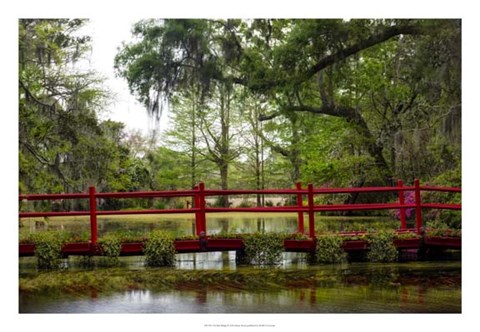 Framed Red Bridge Print
