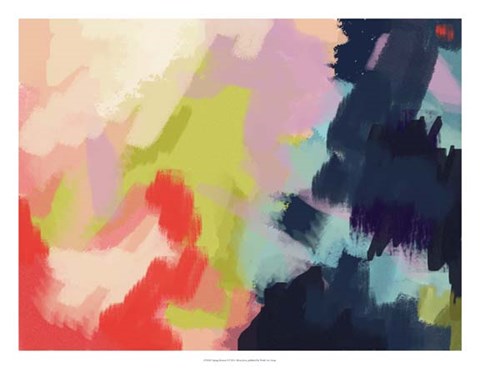 Framed Spring Showers I Print