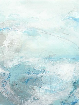 Framed Glass Sea IV Print