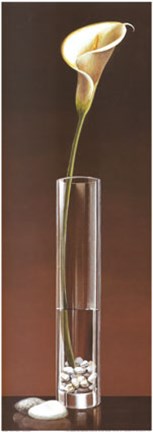 Framed Calla Haiku Print