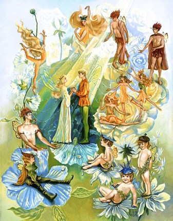 Framed Thumbelina&#39;s Wedding Print