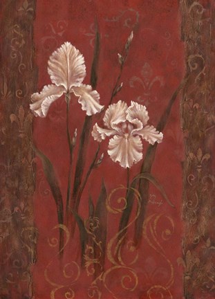 Framed Iris Design Print