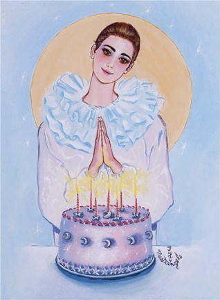 Framed Birthday Cake - Enhanced Print