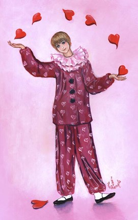 Framed Heart Juggler Print