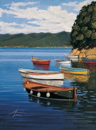 Framed Scorcio Sul Golfo Print