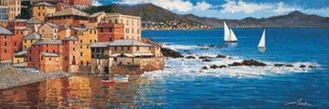 Framed Borgo Marinaro Print