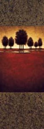 Framed G Williams - Tranquil Radiance II Size 13.75x39.5 Print