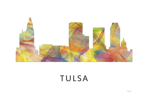 Framed Tulsa Oklahoma Print
