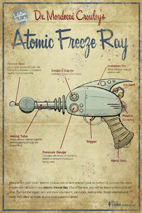 Framed Freeze Ray Print