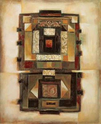 Framed Patterns II Print