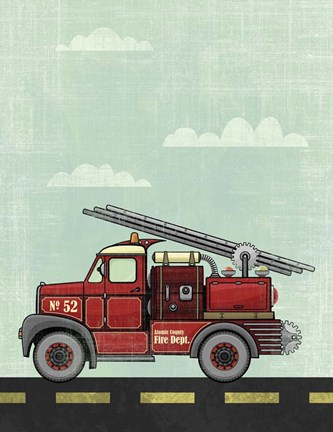 Framed Truck Print
