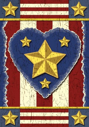 Framed July 4th I Print