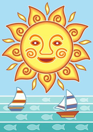 Framed Nautical II Print