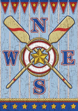 Framed Nautical I Print