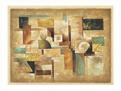 Framed Textures I Print