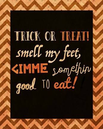 Framed Halloween Typog 3 Print