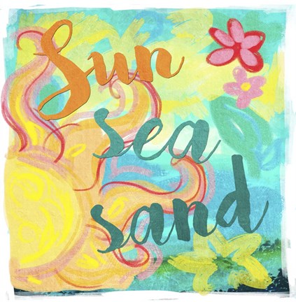 Framed Watercolor Wonder 3 Print