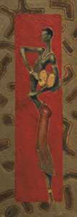 Framed African Drummer II Print