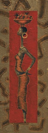 Framed African Lady II Print