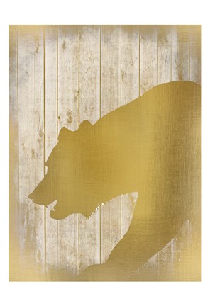 Framed Golden Wildlife 1 Print