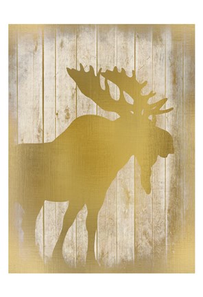Framed Golden Wildlife 2 Print