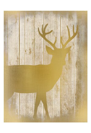 Framed Golden Wildlife 3 Print