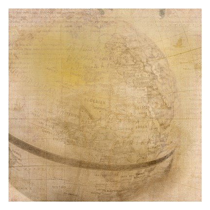 Framed Travel the Globe Print