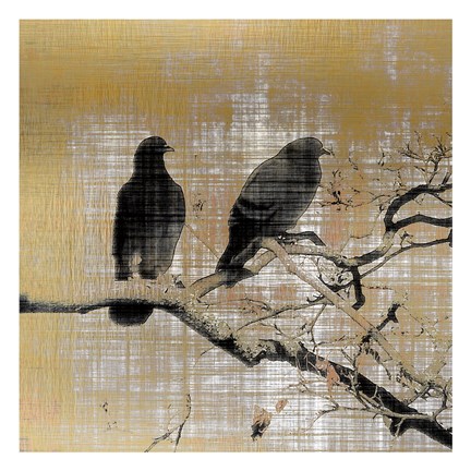 Framed Black Birds 1 Print