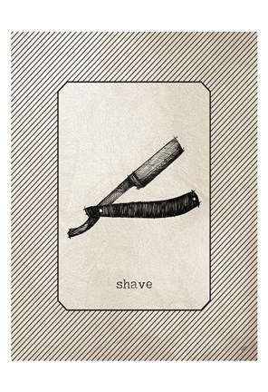 Framed Shave Print