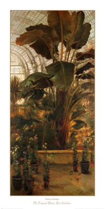 Framed Tropical House, Kew Gardens Print