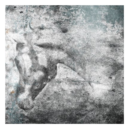 Framed Kiss Horse Print