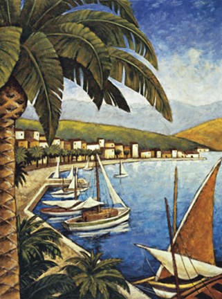 Framed C??te D&#39;azur I Print