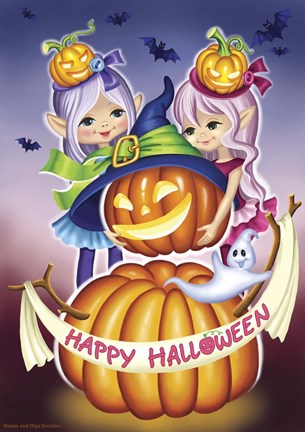 Framed Halloween Print