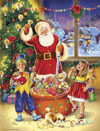 Framed Christmas Print