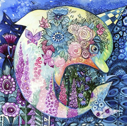 Framed Dolphin Print