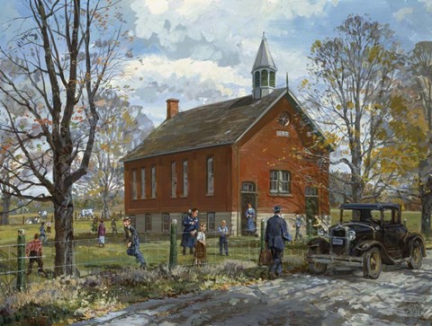 Framed School Inspector Print