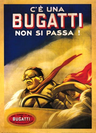 Framed Bugatti 1922 Print